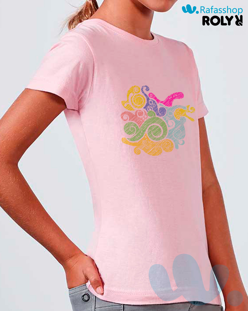 Camiseta Jamaica 6627 Roly Niña Manga Corta