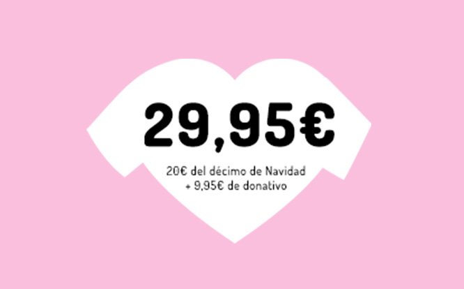 Precio de la camiseta más valiosa del mundo - 29,95 € (20€ del décimo de Navidad + 9,95€ de donativo)