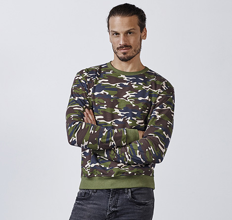 Sudadera Malone 1031 Hombre Estampado Camuflaje