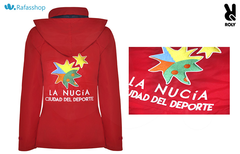 Chaqueta roja personalizada