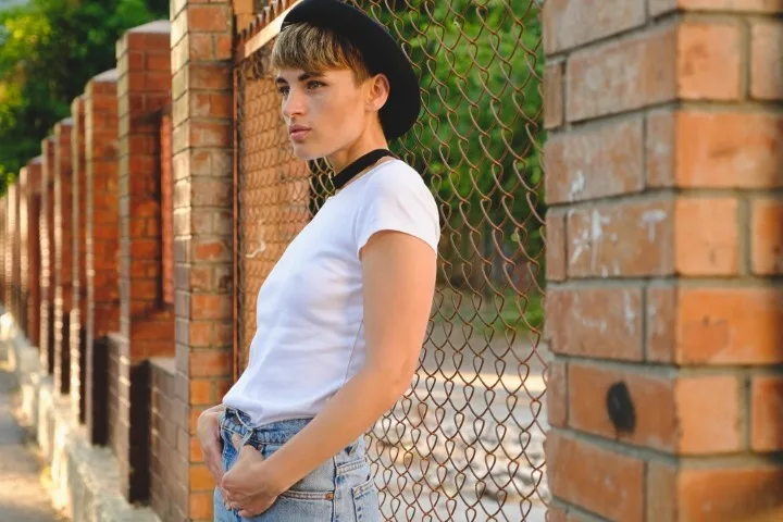 Camiseta blanca con estilo