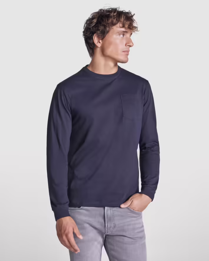 Camiseta Roly Shiba 1219 Hombre Manga Larga - Imagen 3