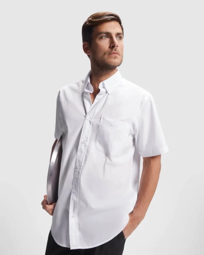 Camisa Laboral Roly Aifos 5503 Hombre Manga Corta