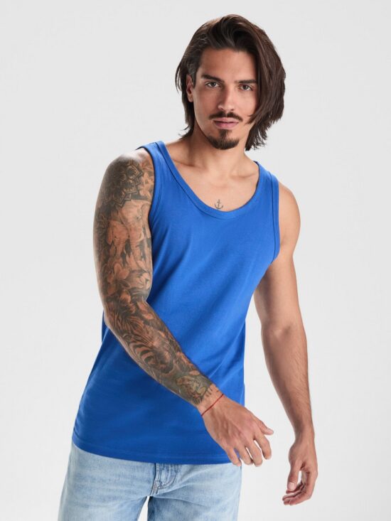 Camiseta Roly Texas 6545 Hombre Tirantes