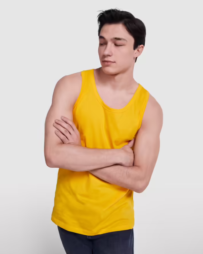 Camiseta Roly Texas 6545 Hombre Tirantes