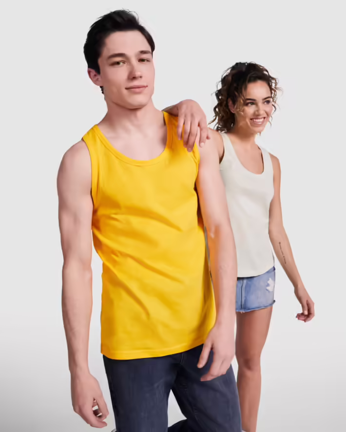 Camiseta Roly Texas 6545 Hombre Tirantes - Imagen 3