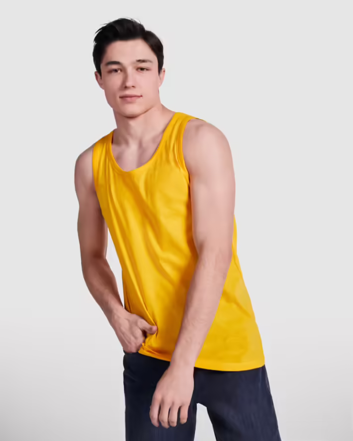 Camiseta Roly Texas 6545 Hombre Tirantes - Imagen 4
