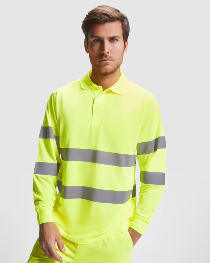 Polo Alta Visibilidad Roly Polaris L/S 9306 Manga Larga