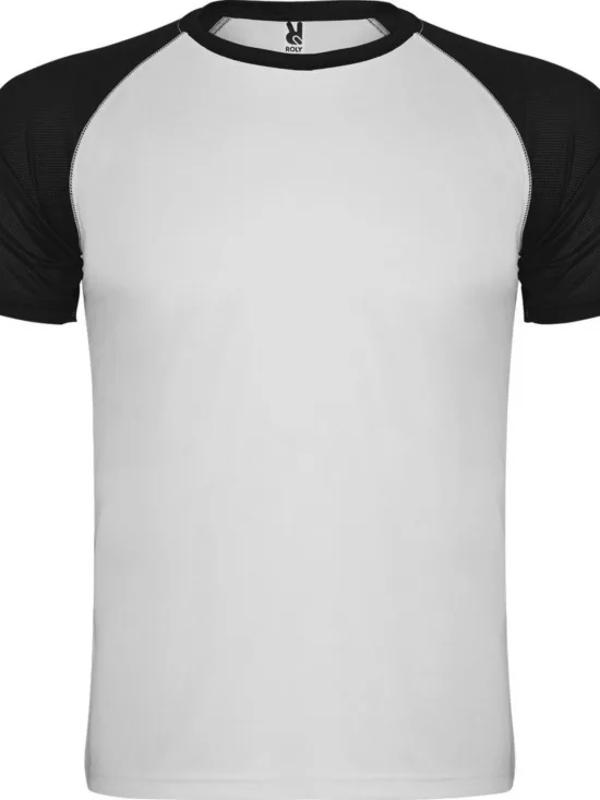 Camisetas INDIANAPOLIS BLANCO/NEGRO Roly