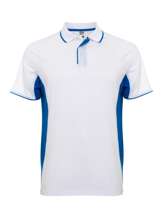 Polo Roly Montmelo 0421 Hombre - BLANCO/ROYAL 0105, L