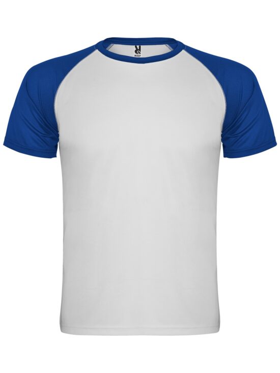Camiseta Roly Indianapolis 6650 Hombre - BLANCO/ROYAL 0105, M