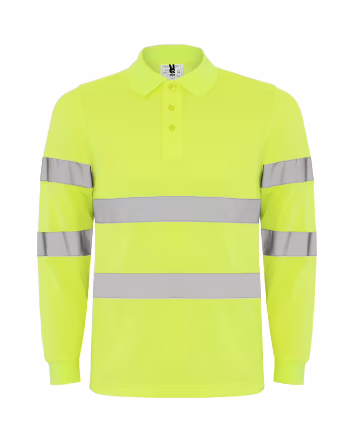 Polo Alta Visibilidad Roly Polaris L/S 9306 Manga Larga - Imagen 2