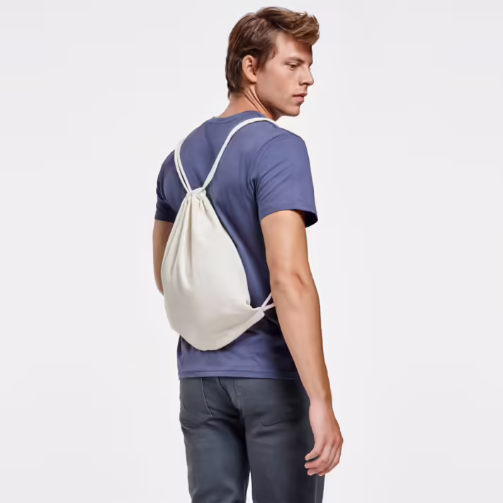 Mochila Saco de Algodón Roly Mirlo 7137 Unisex - Imagen 3