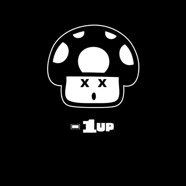 Diseño Para Camiseta De Super Mario Bross 1up