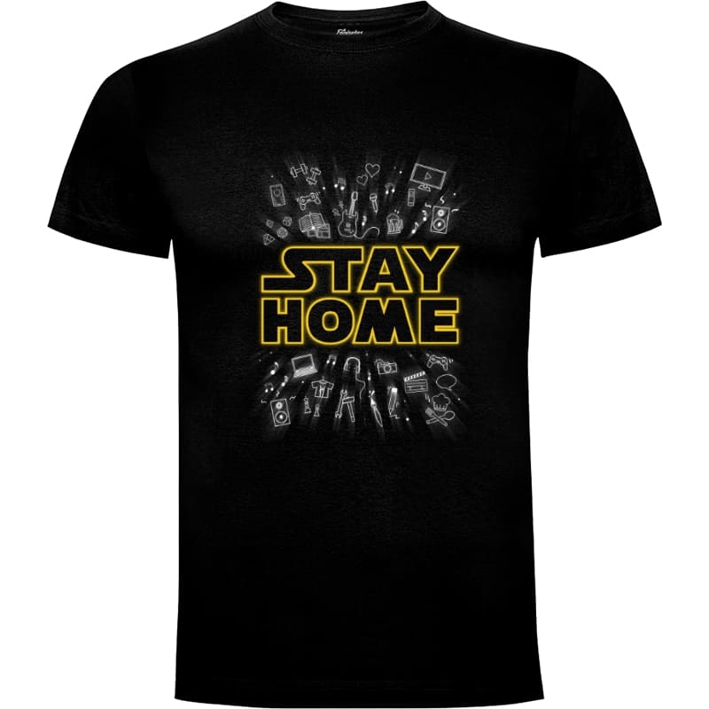 11993 Camiseta Stay Home Collage de Getsousa