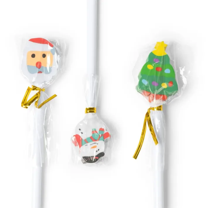 Lápiz con Goma de Diseño Navideño Stamina Nuss 1303 - Imagen 4