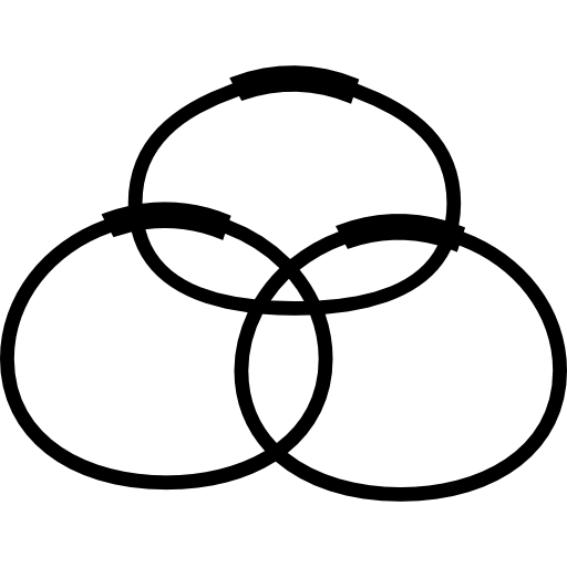 elastic circles for hair