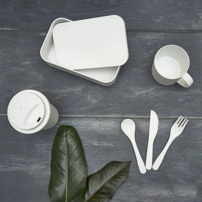 *OUTLET* Fiambrera con Tenedor, Cuchara y Cuchillo Stamina Yobo 4065 - Imagen 2