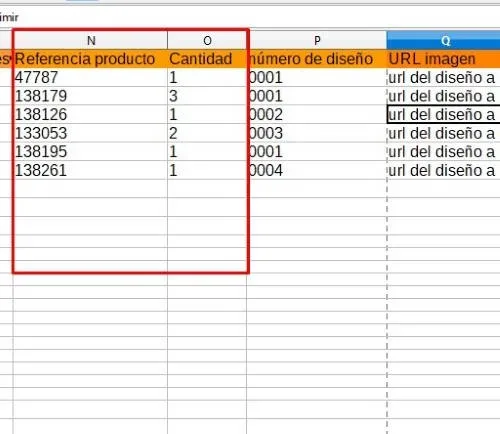 columnas n y o fichero csv dropshipping jpg webp