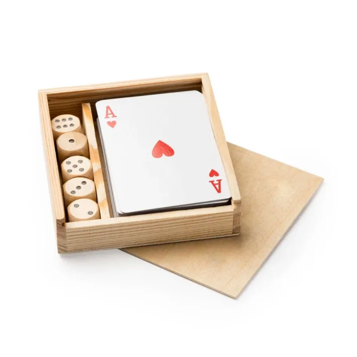 Set de 2 Juegos: Baraja Francesa y Dados Stamina Brisca 1016
