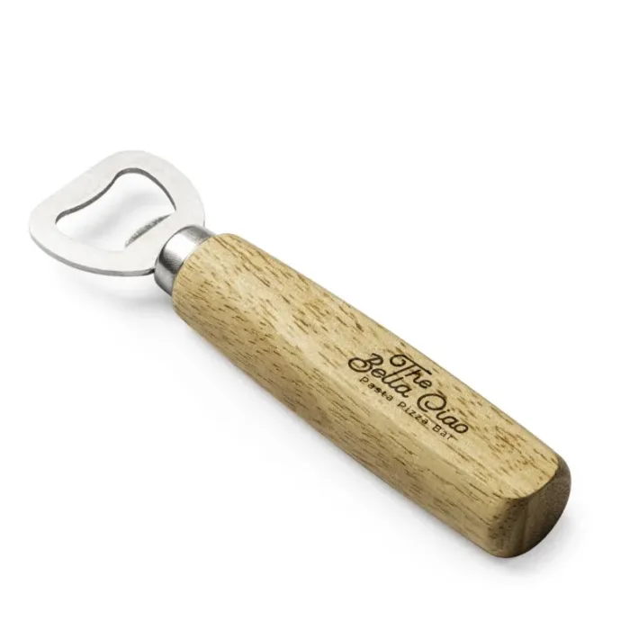 Abridor de Acero Inoxidable y Madera Natural Stamina Roden 4090 - Imagen 2