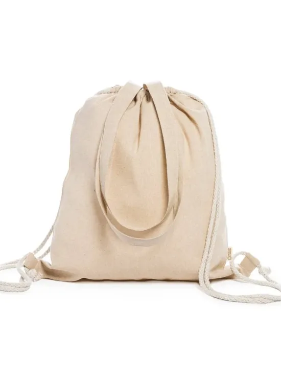 Mochila Saco de Algodón Reciclado Stamina Varese 7107 - CRUDO 29, UNICA