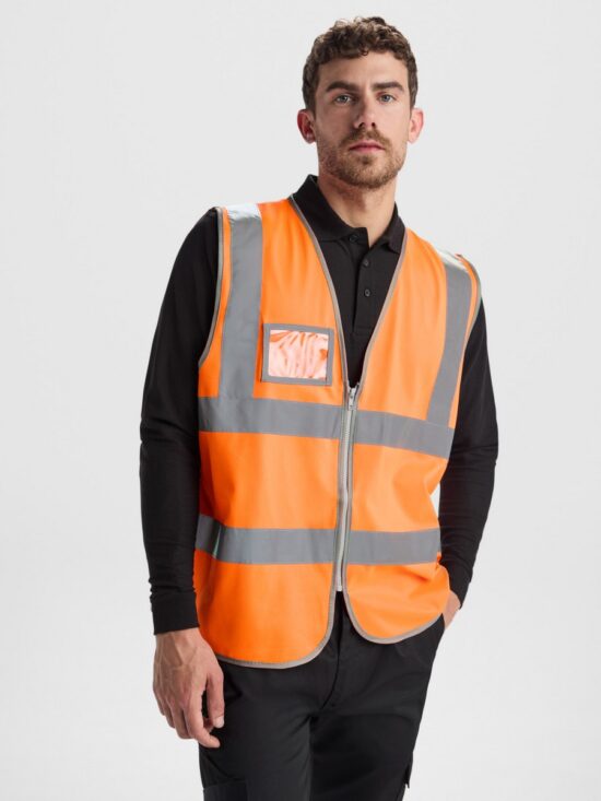 Chaleco Alta Visibilidad Roly Polux 9311 Seguridad Laboral