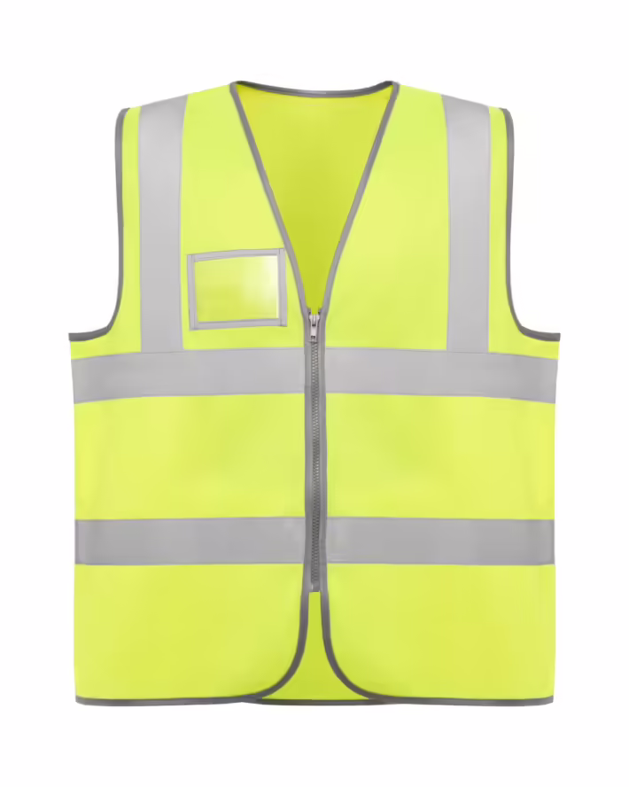 Chaleco Fluorescente Roly Polux 9311 Seguridad Laboral - Imagen 2
