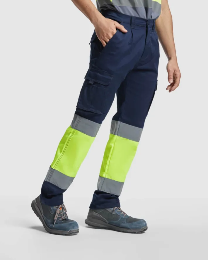 Pantalón Largo Alta Visibilidad Roly Daily stretch hv 9312 Hombre - Imagen 3