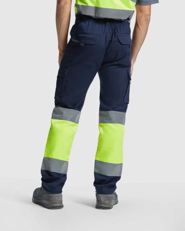 Pantalón Largo Alta Visibilidad Roly Daily stretch hv 9312 Hombre - Imagen 4