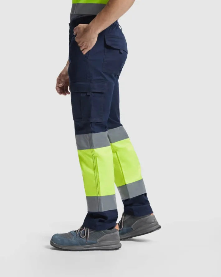 Pantalón Largo Alta Visibilidad Roly Daily stretch hv 9312 Hombre - Imagen 7