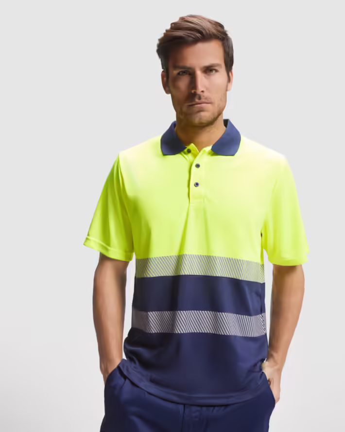Polo Técnico Alta Visibilidad Roly Vega 9315 Hombre