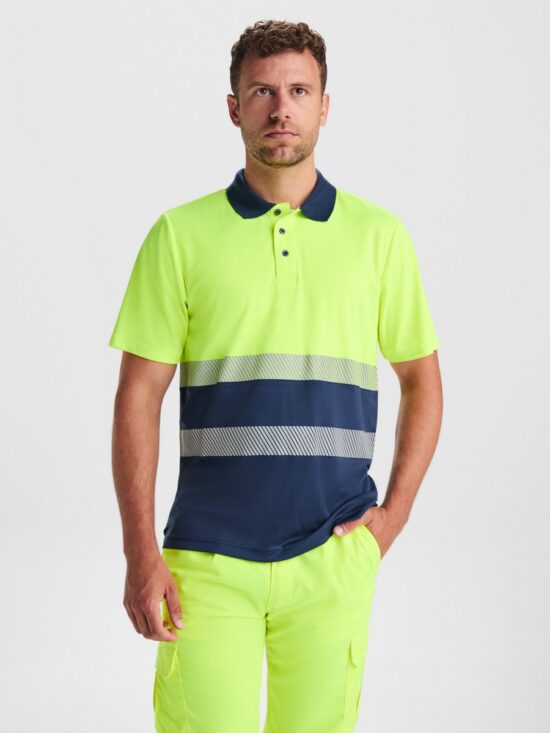Polo Técnico Alta Visibilidad Roly Vega 9315 Hombre