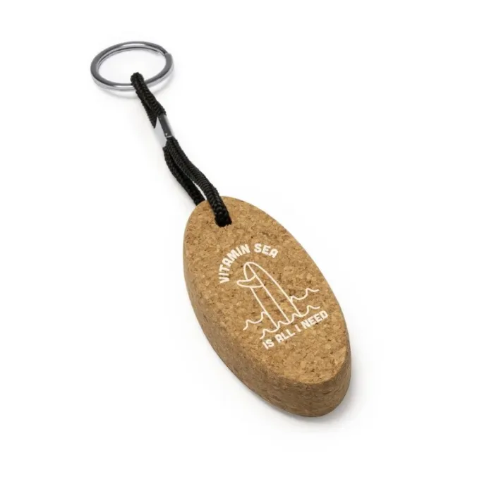 Llavero de Corcho Natural Stamina Yate 4108 - Imagen 4