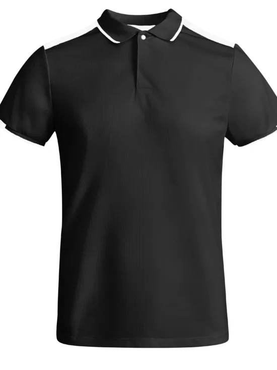 Polo Técnico Roly Tamil 0402 Hombre - NEGRO/BLANCO 0201, M