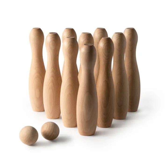 *OUTLET* Set de Bolos de Madera Stamina Viza 1040