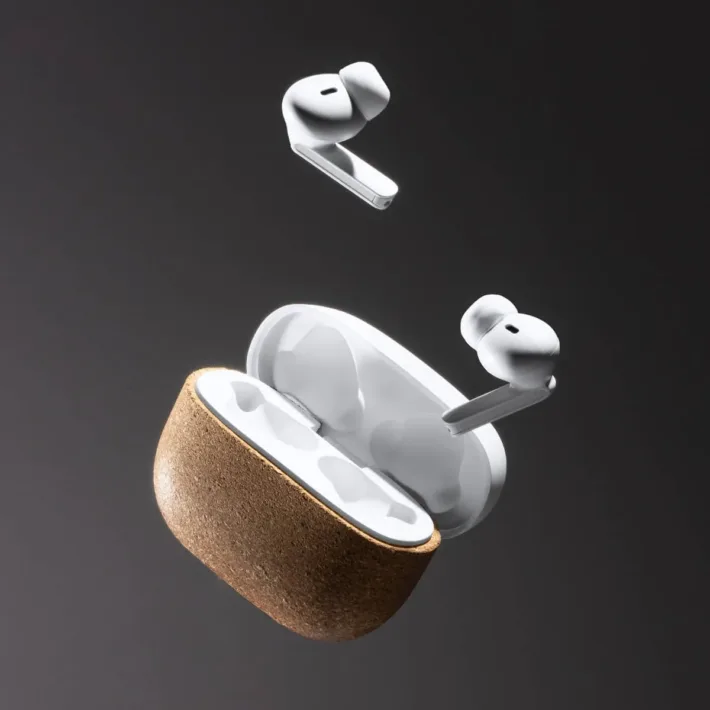 Auriculares Inalámbricos ABS Reciclado y Corcho Natural Stamina Folk 3045 - Imagen 3