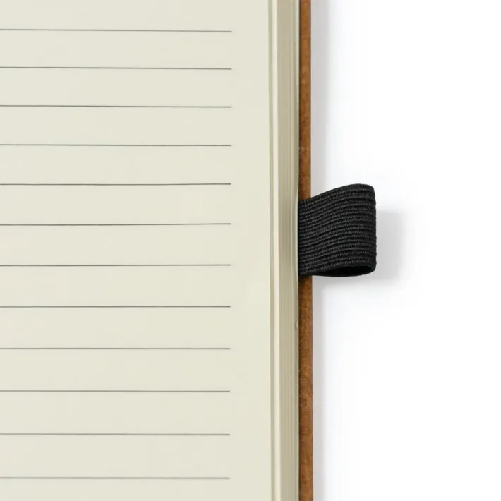 Libreta A5 de Cuero Reciclado con Tapa Rígida Stamina Korum 7974 - Imagen 3