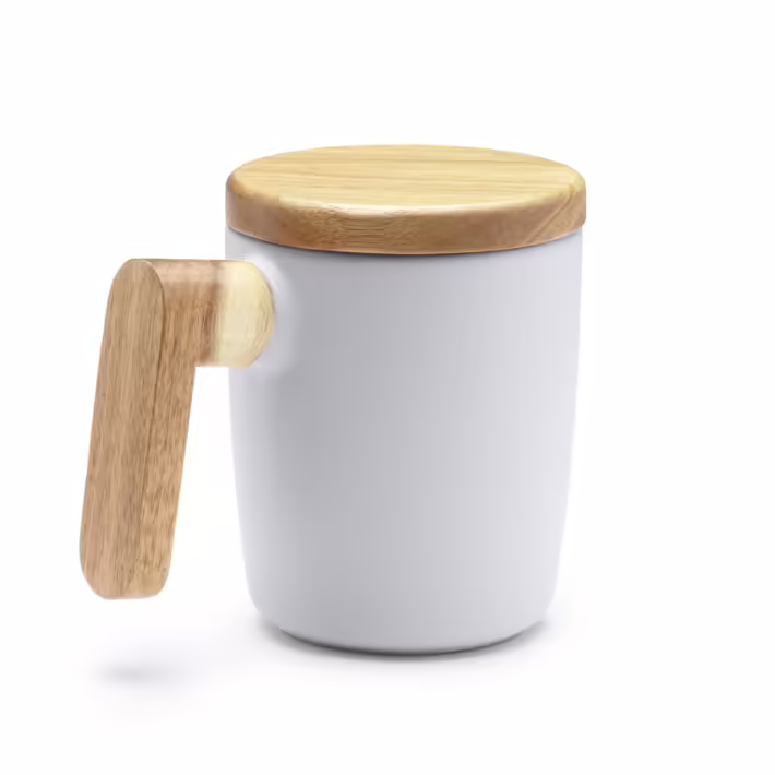 Taza de Cerámica con Tapa Stamina Lovet 1130