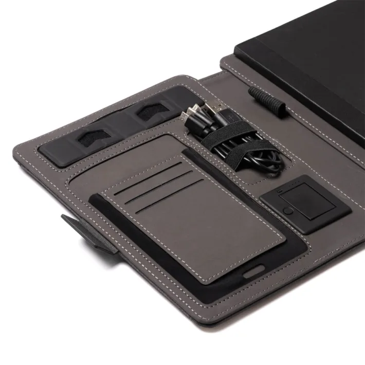 Carpeta Multifunción con Cargador Inalámbrico y Bloc de Notas Stamina Samper 1184 - Imagen 6