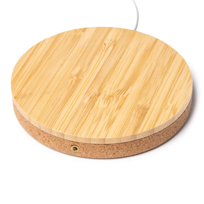 Cargador Inalámbrico de Bambú y Corcho Stamina Furax 1209 - Imagen 5