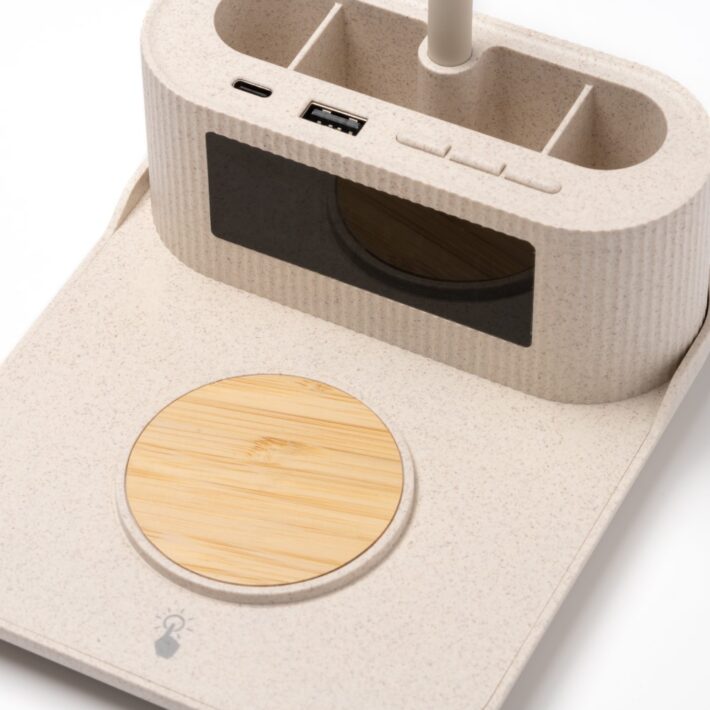 Lámpara Cargador con Reloj Stamina Pyton 1632 - Imagen 3