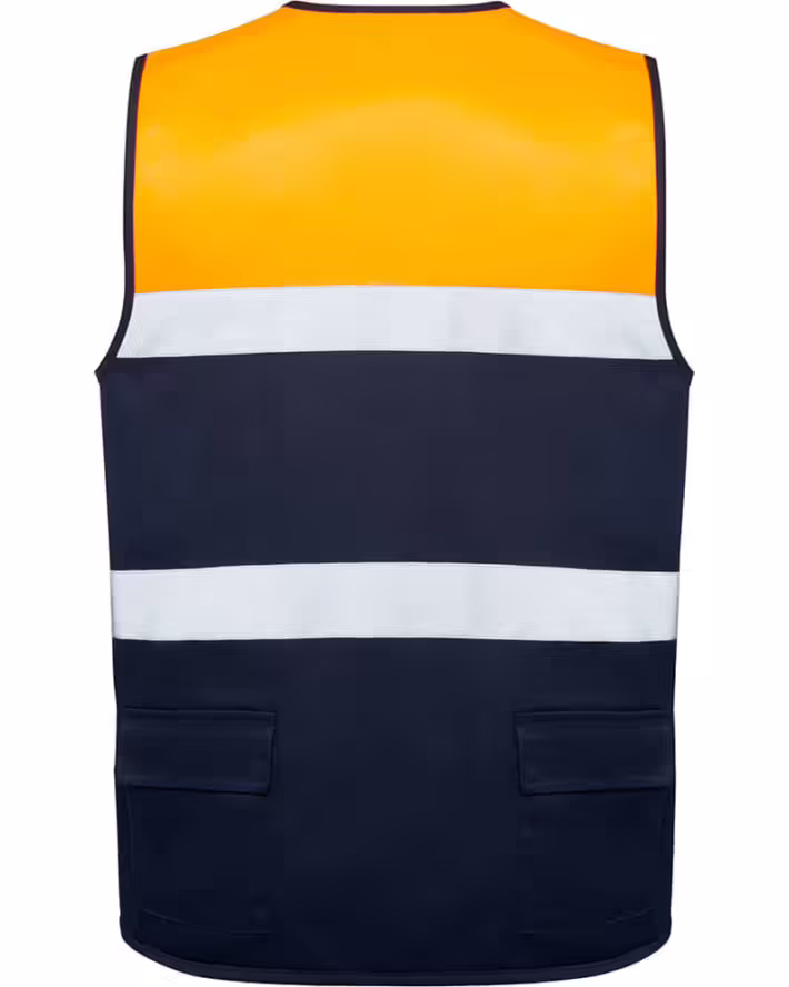 Chaleco Alta Visibilidad Roly Beta 9323 Seguridad Laboral - Imagen 5