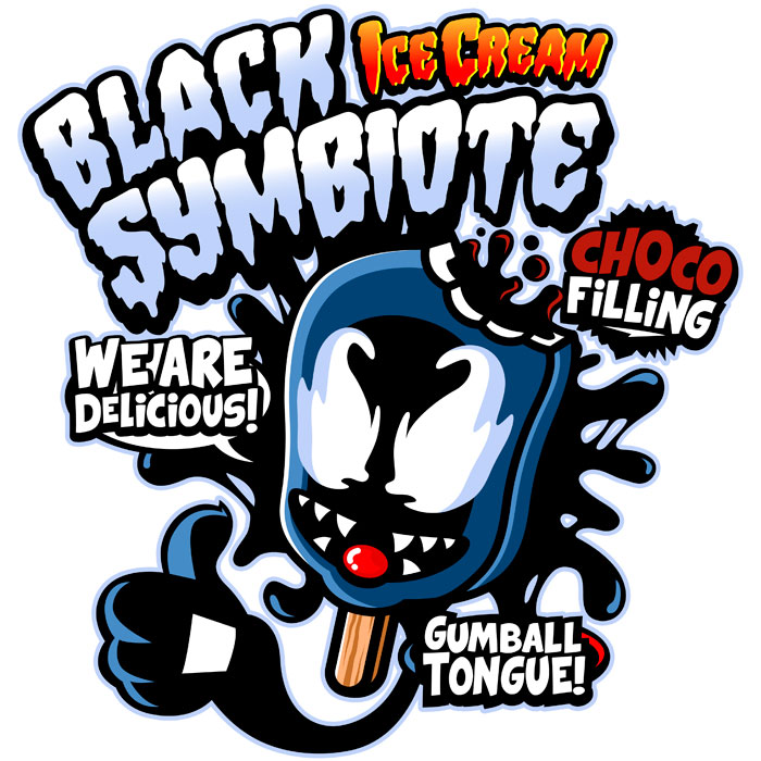 camiseta black ice cream superfan