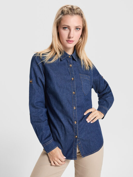 Camisa Vaquera Roly Lujan 6707 Mujer