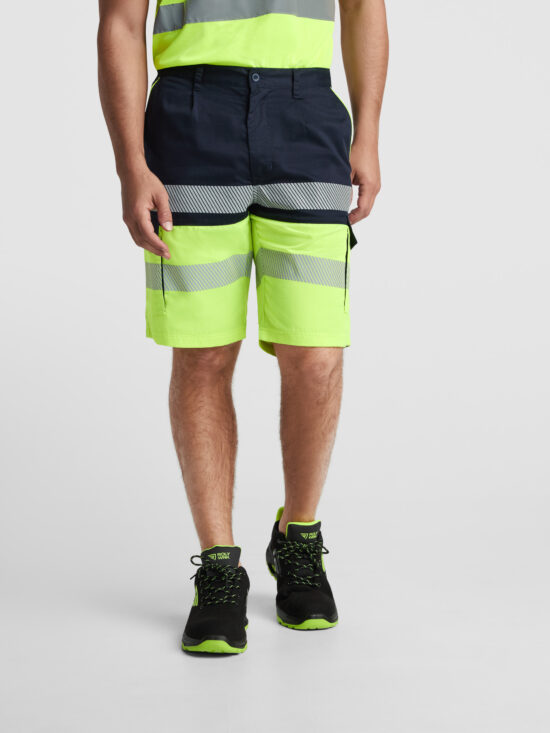 Bermuda Alta Visibilidad Roly Lada 9328 Hombre