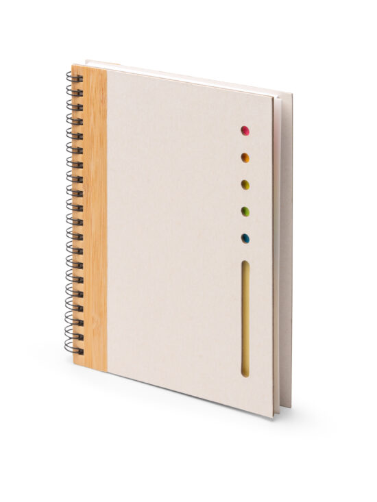 Libreta A5 con Notas Adhesivas Stamina Renat 2068